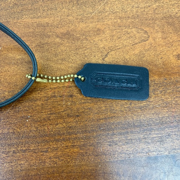 Coach Black Leather Crossbody Satchel with Gold Turnlock - Picture 16 of 16